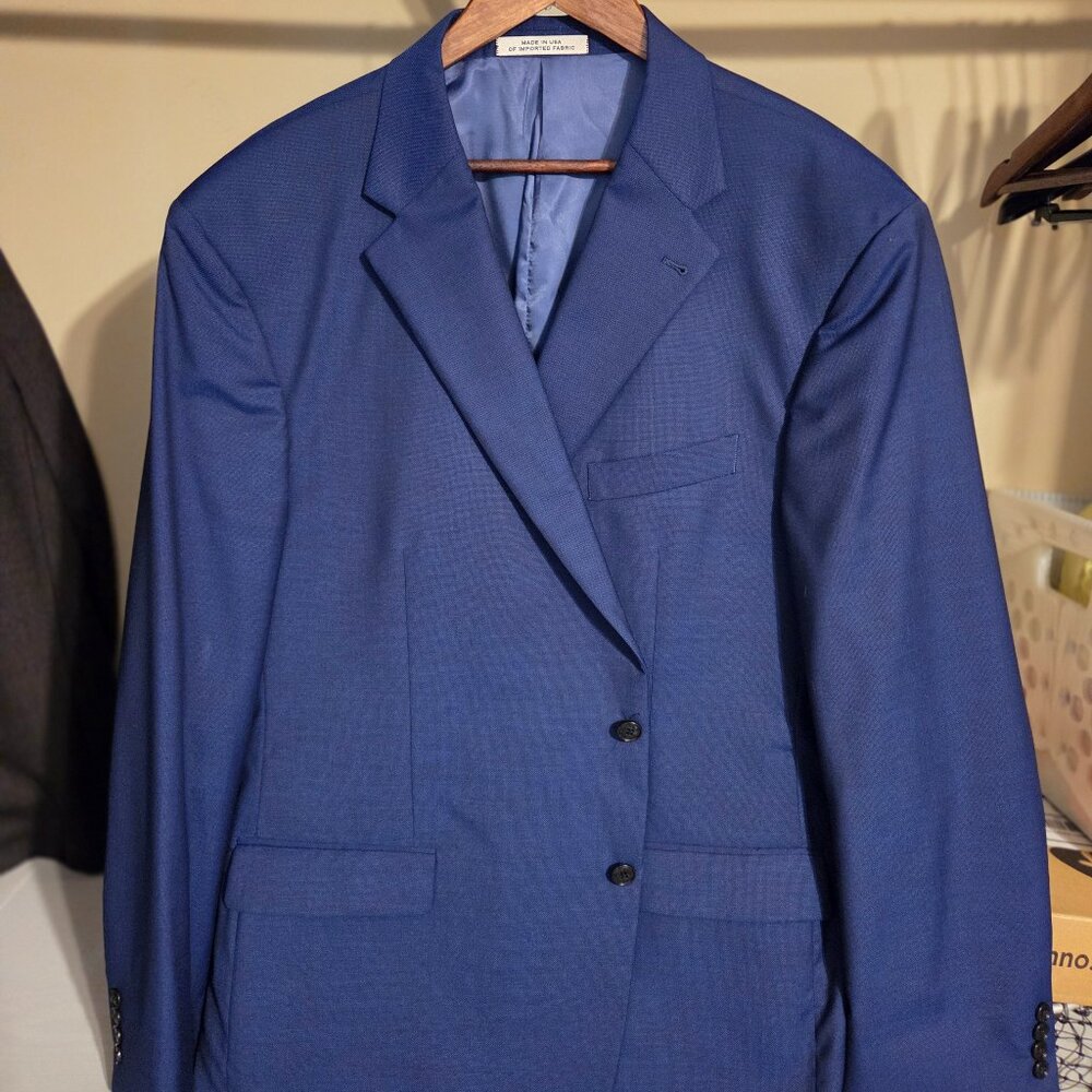 Joseph Abboud Vibrant Blue Blazer 50L